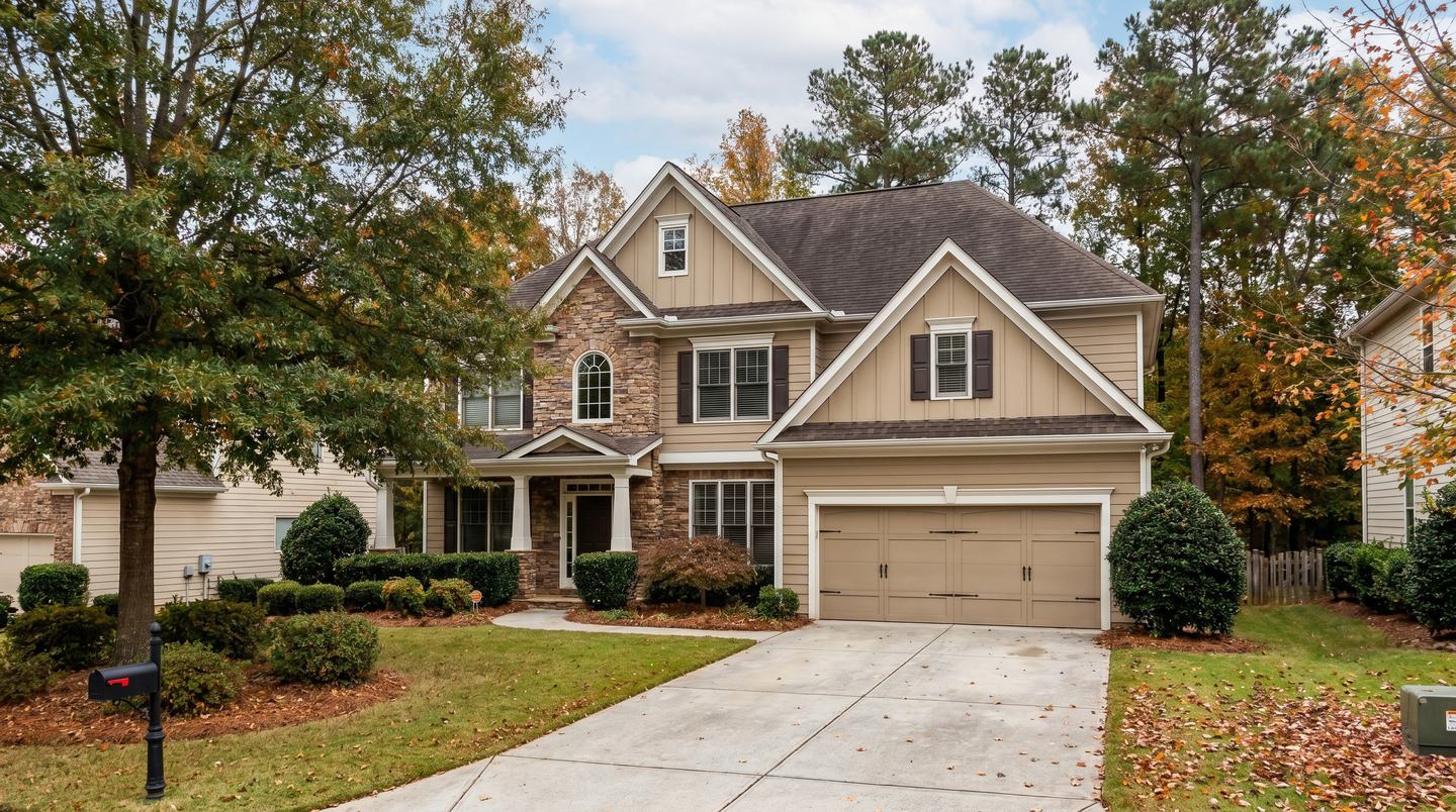 Residential property exterior used for claim documentation