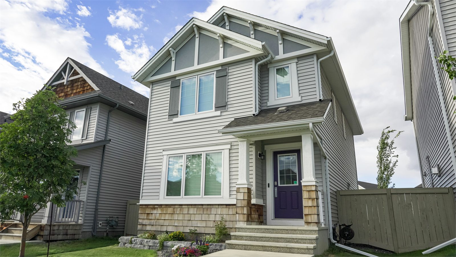 Exterior of a suburban home, illustrating the property context behind coverage and repair-scope decisions.